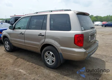 2004 Honda Pilot Ex-L from USA, damaged, VIN 2HKYF18504H550637